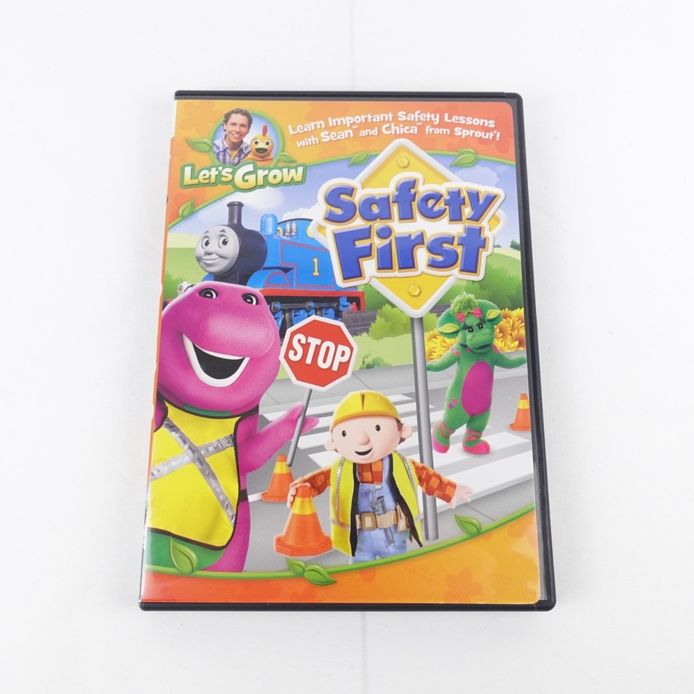 Let's Grow: Safety First DVD Learn Important Safety Lessons Sean Chica Sprout